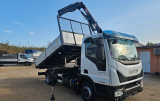 Iveco Eurocargo 80E22 gru e ribaltabile