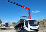 Iveco Eurocargo 80E19 ribaltabile con gru 
