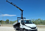 Iveco Daily 35C18 ribaltabile con gru 
