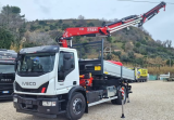 Iveco Eurocargo 180E32K gru e ribaltabile 